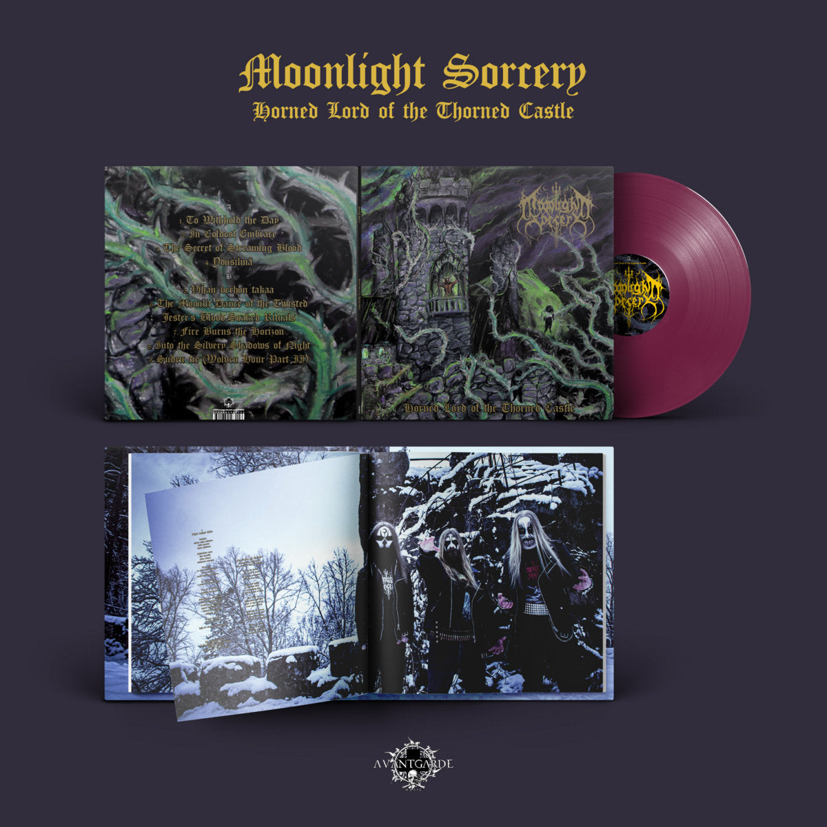 MOONLIGHT SORCERY - HORNED LORD OF THE THORNED CASTLE LP