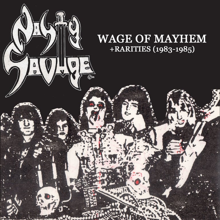 NASTY SAVAGE - WAGE OF MAYHEM & RARITIES 1983-1985 CD