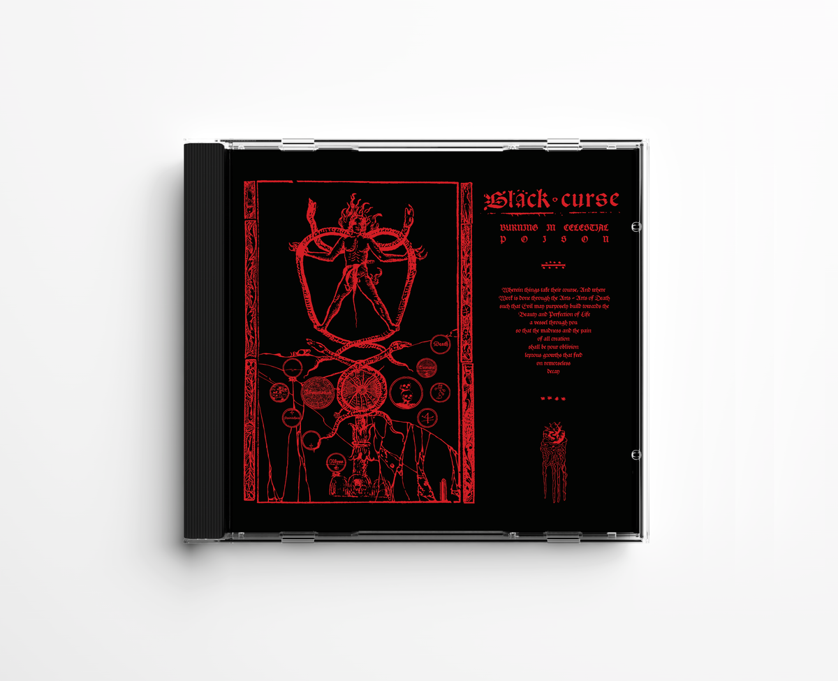 BLACK CURSE - BURNING IN CELESTIAL POISON CD
