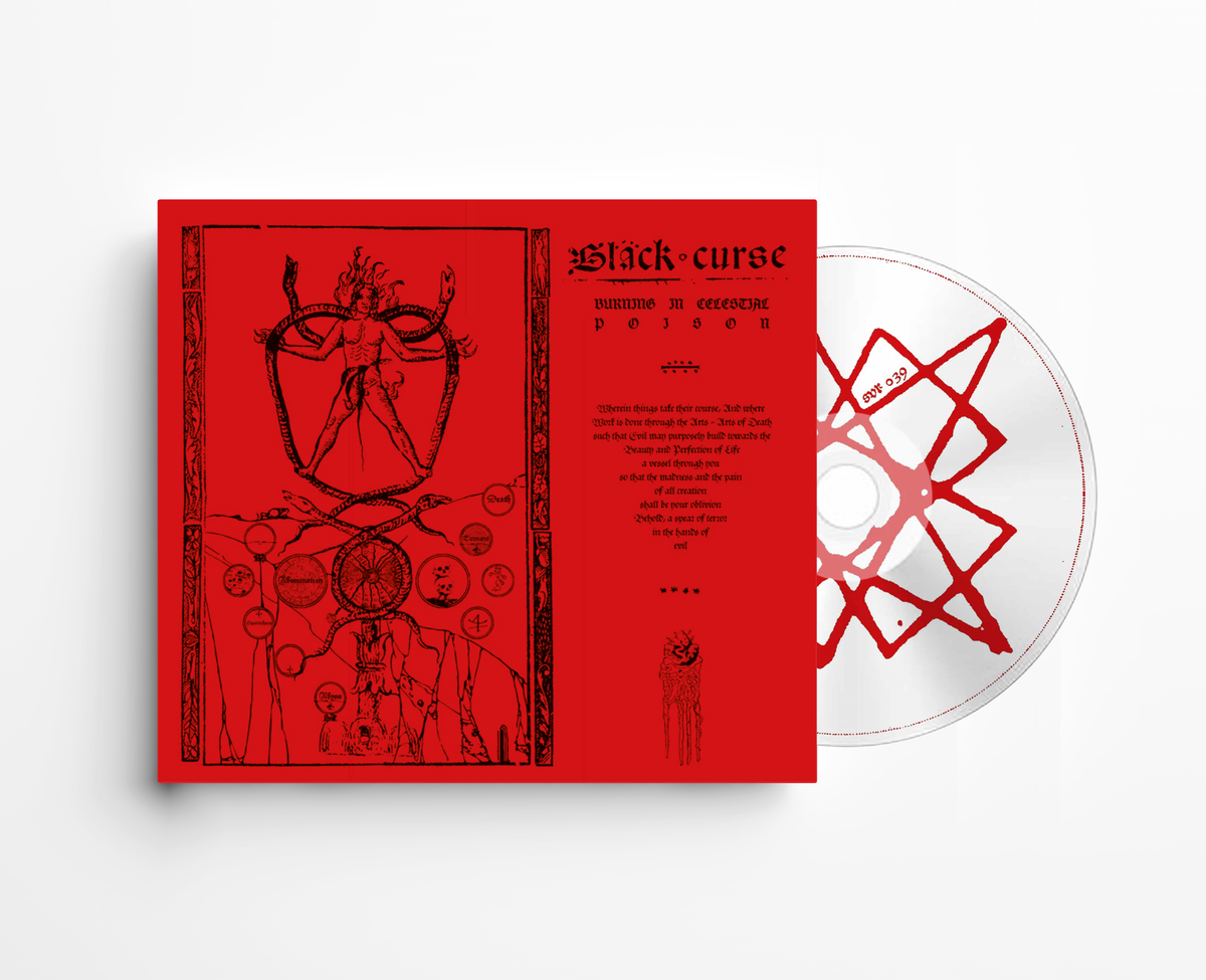 BLACK CURSE - BURNING IN CELESTIAL POISON CD