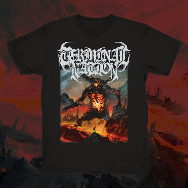 TERMINAL NATION - ECHOES OF THE DEVIL'S DEN T-SHIRT ***PRE-ORDER***