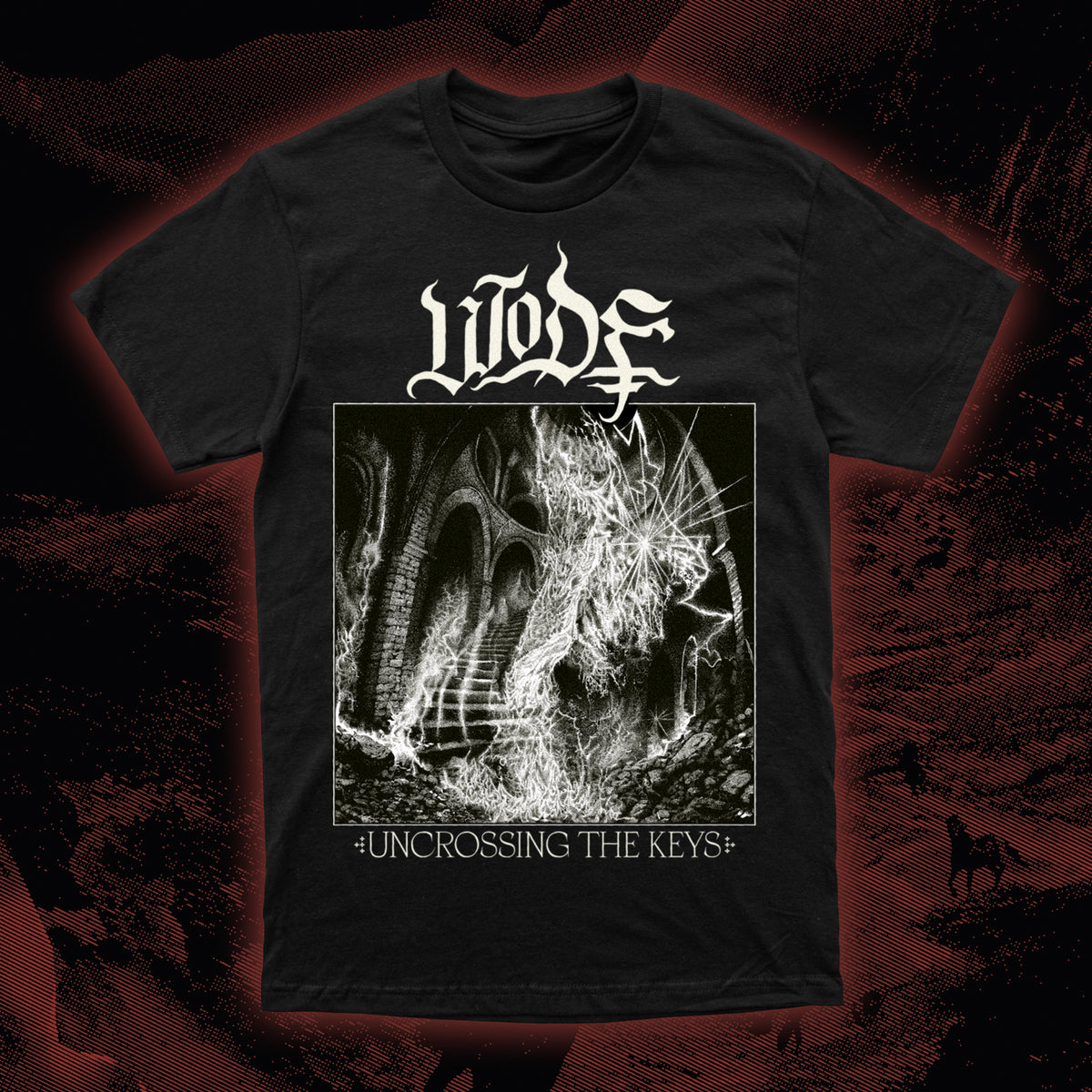 WODE - UNCROSSING THE KEYS T-SHIRT