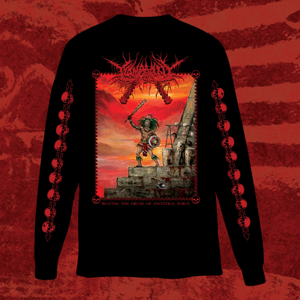 TZOMPANTLI - BEATING THE DRUMS OF ANCESTRAL FORCE LONGSLEEVE