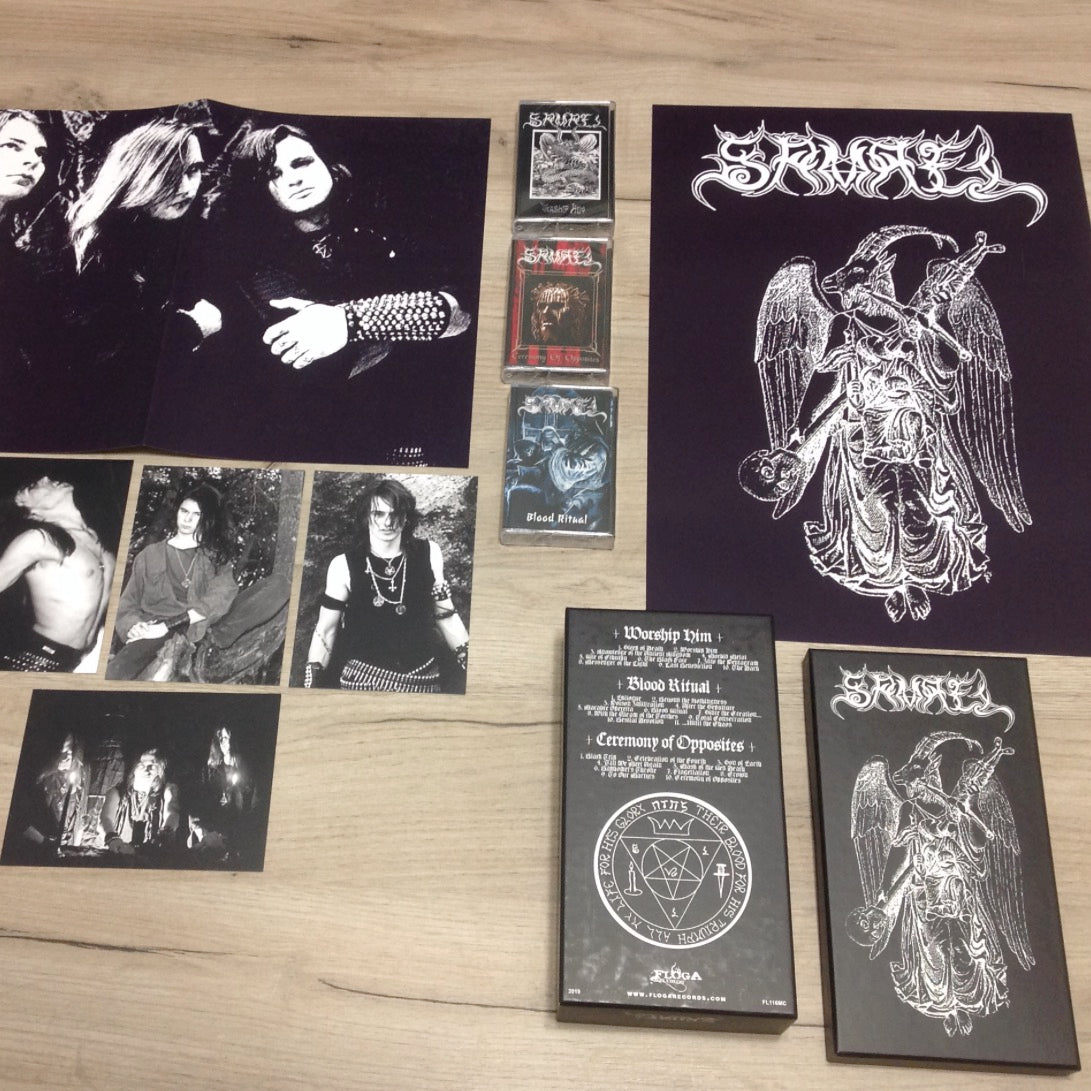 SAMAEL - THE UNHOLY TRILOGY EXTENDED EDITION TAPE BOX
