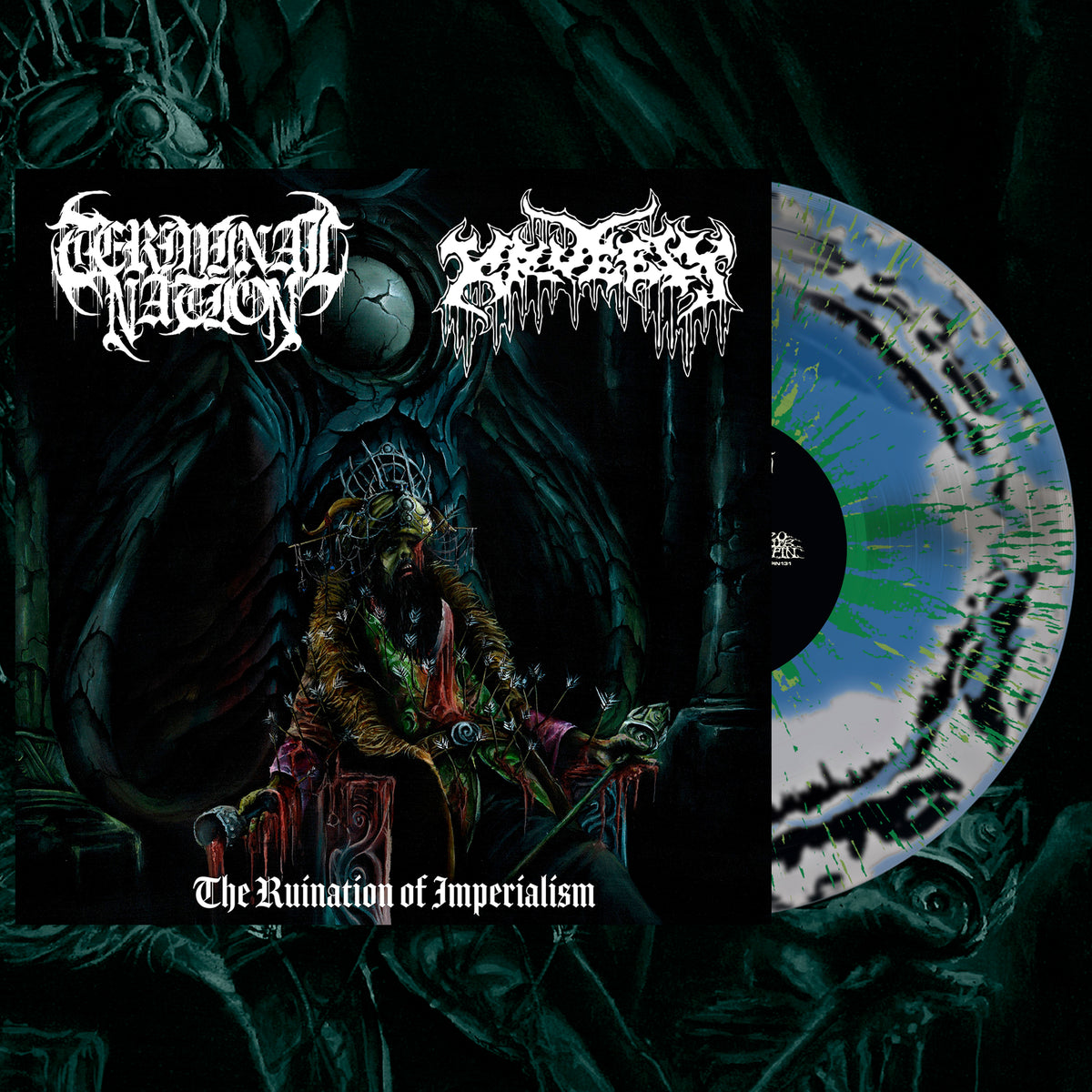 TERMINAL NATION / KRUELTY -  THE RUINATION OF IMPERIALISM LP