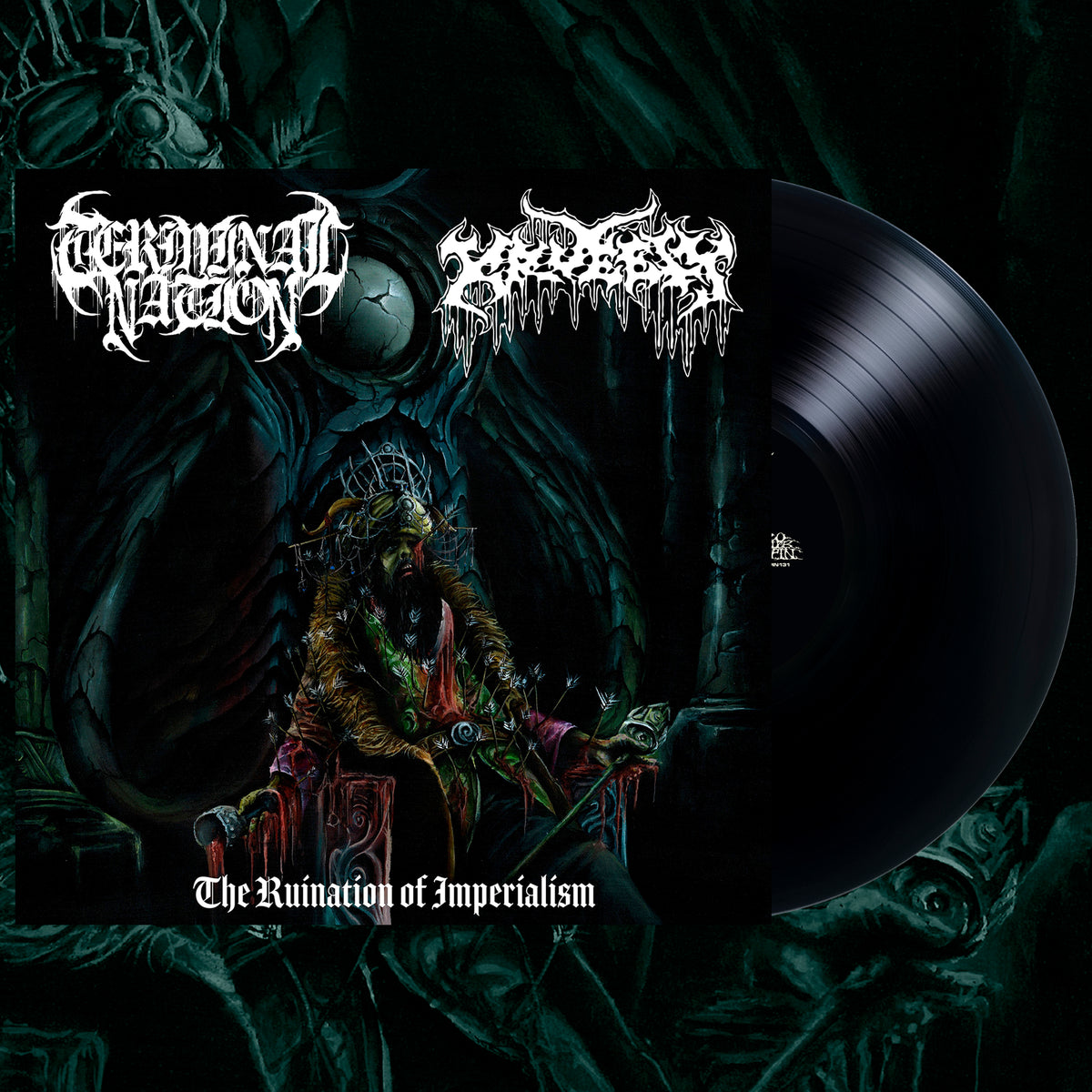 TERMINAL NATION / KRUELTY -  THE RUINATION OF IMPERIALISM LP