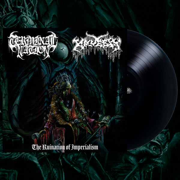 TERMINAL NATION / KRUELTY -  THE RUINATION OF IMPERIALISM LP