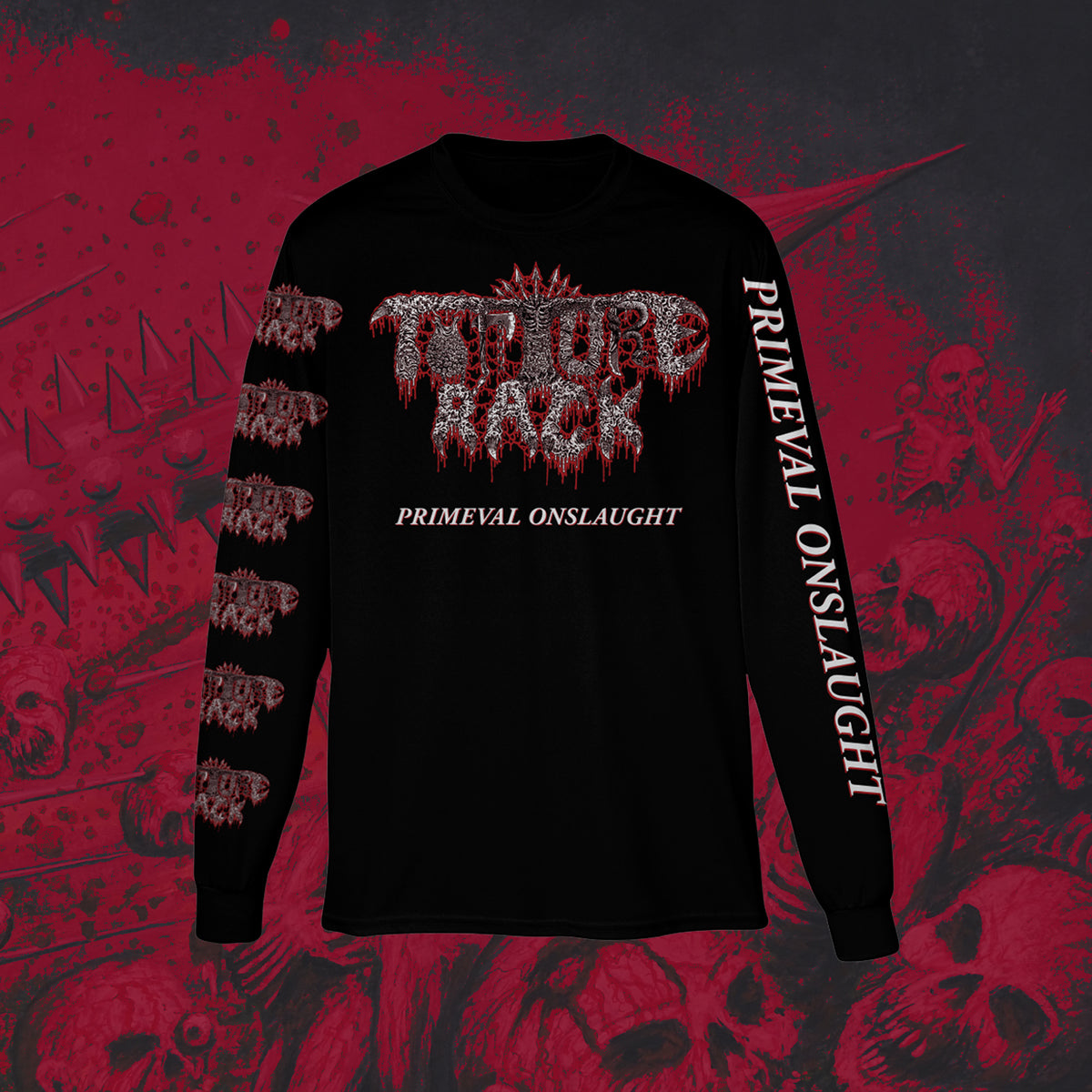 TORTURE RACK - PRIMEVAL ONSLAUGHT LONGSLEEVE
